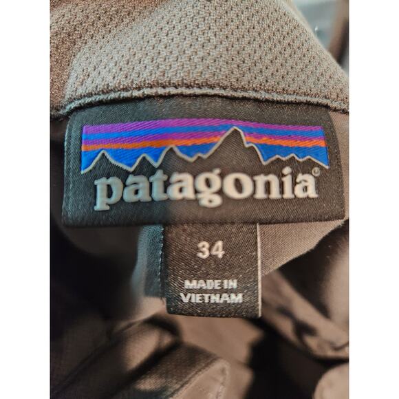 Patagonia Lightweight Nylon Pants Men’s 34 Gray Outdoor Hiking Casual Travel - Picture 3 of 5